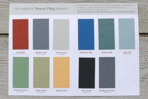 Nuancier couleurs Moose Färg