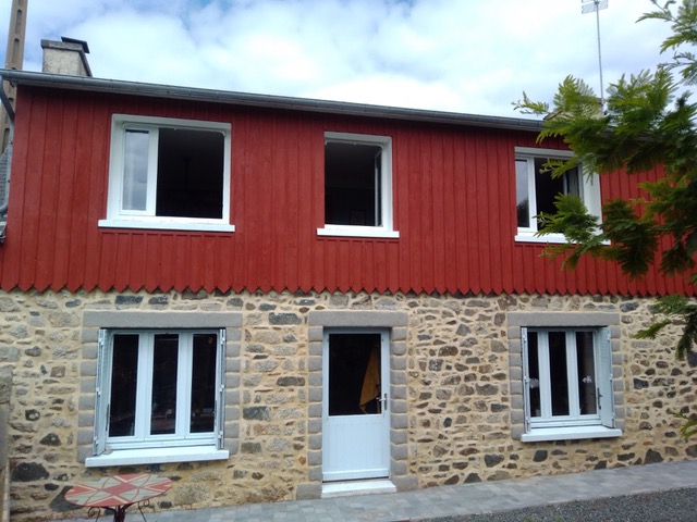 peindre la maison en rouge